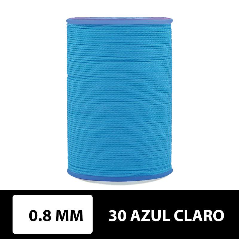 Hilo encerado plano 0.8 mm 90 metros