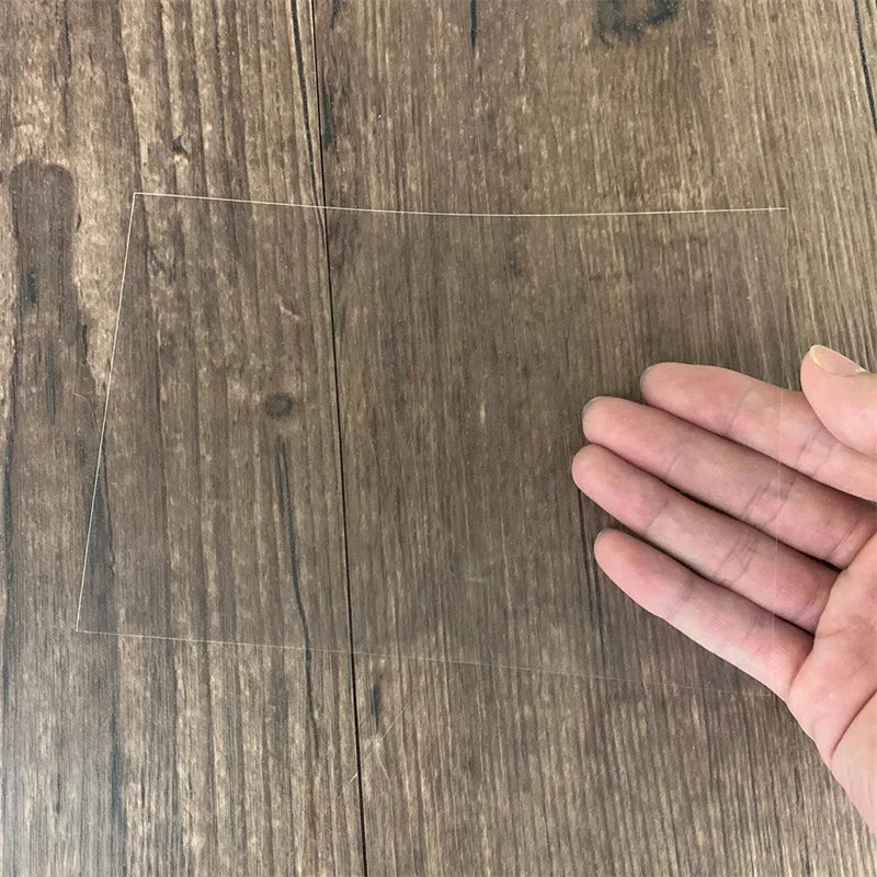 Hojas de plastico transparentes 1 ud.