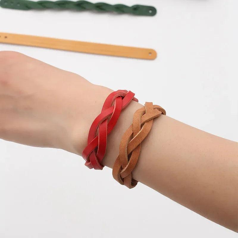 Troquel pulsera trenzada - La Tendeta del Cuero
