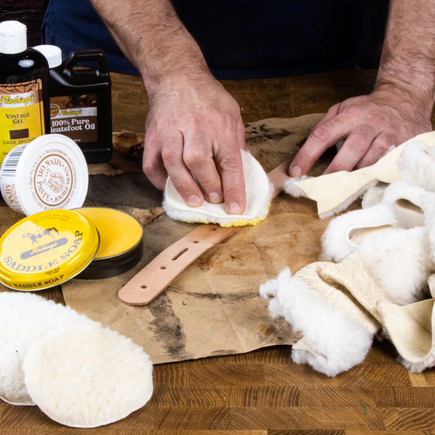 Ivan Leathercraft Round Wool Pads 5 pcs.