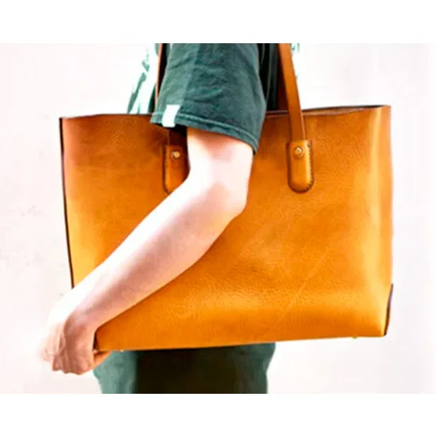 Plantilla bolso shopper con base - La Tendeta del Cuero