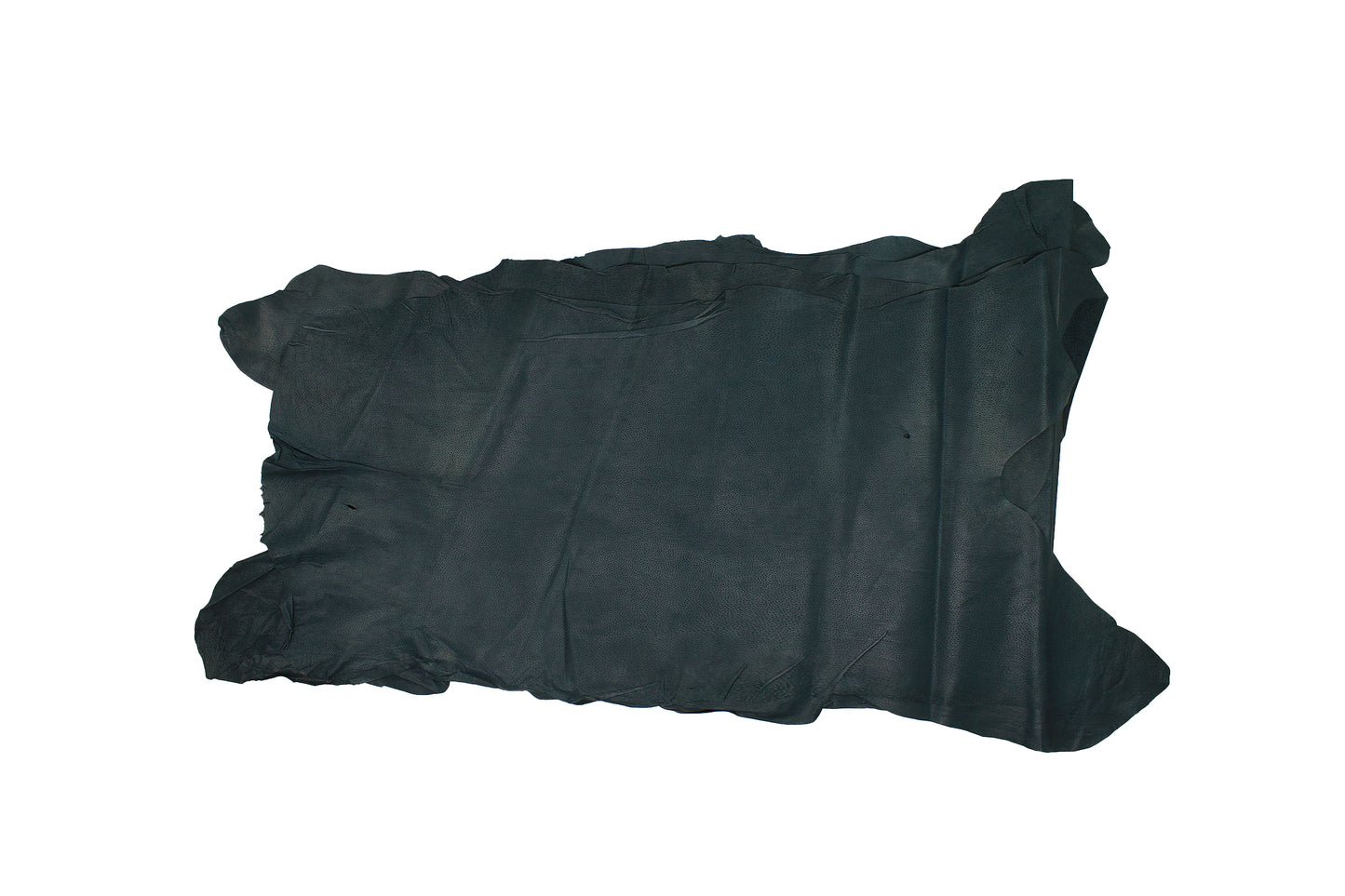 Dark blue ironed pigskin