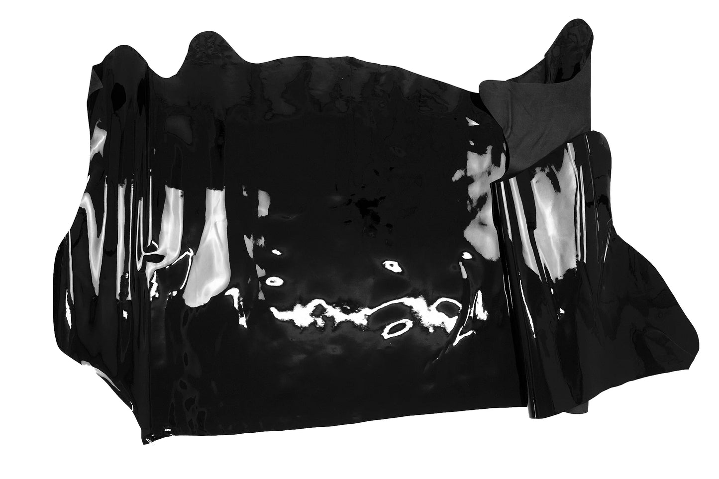 Piel de charol negro - La Tendeta del Cuero