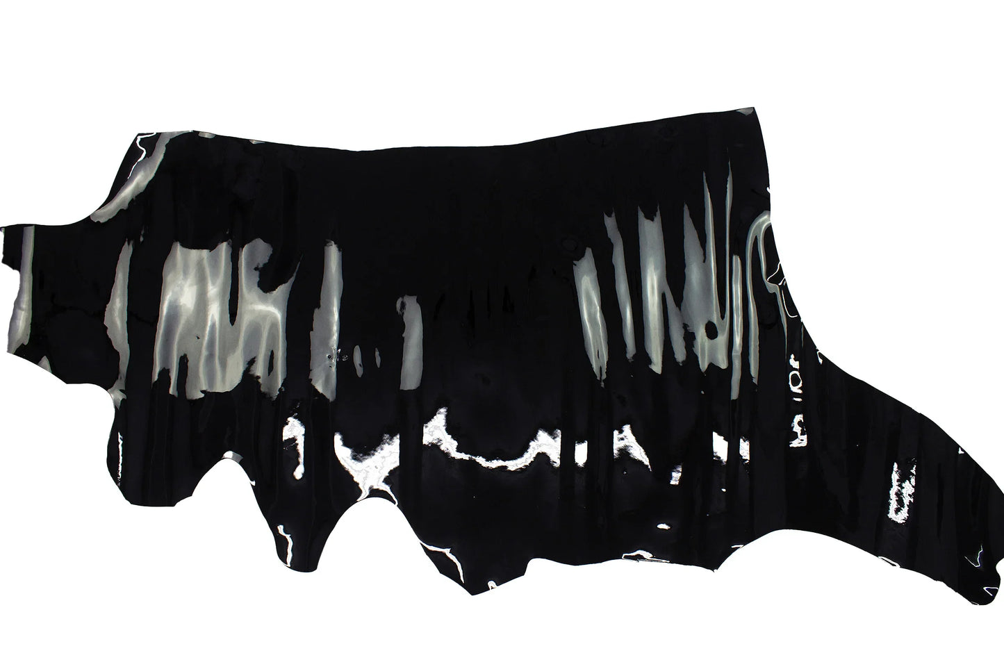 Piel de charol negro - La Tendeta del Cuero