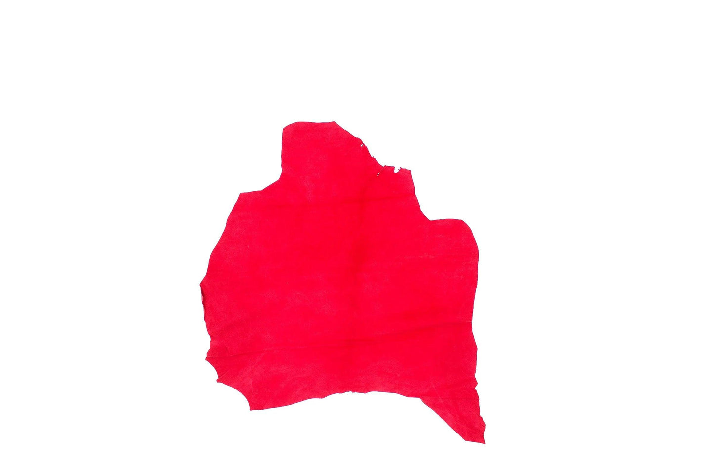 Piel de ante confeccion rojo - La Tendeta del Cuero