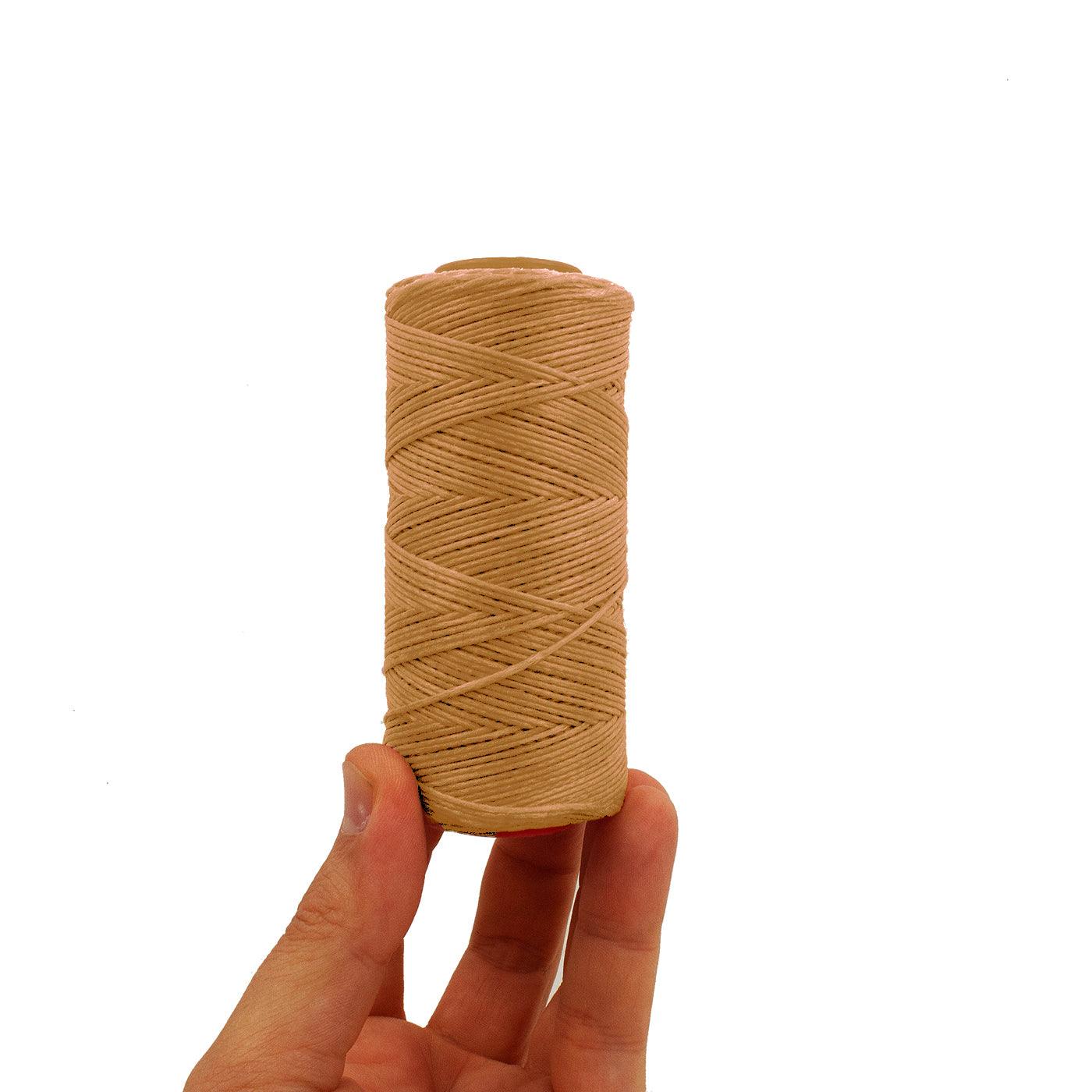 Flat waxed thread 1.0 mm 200 meters