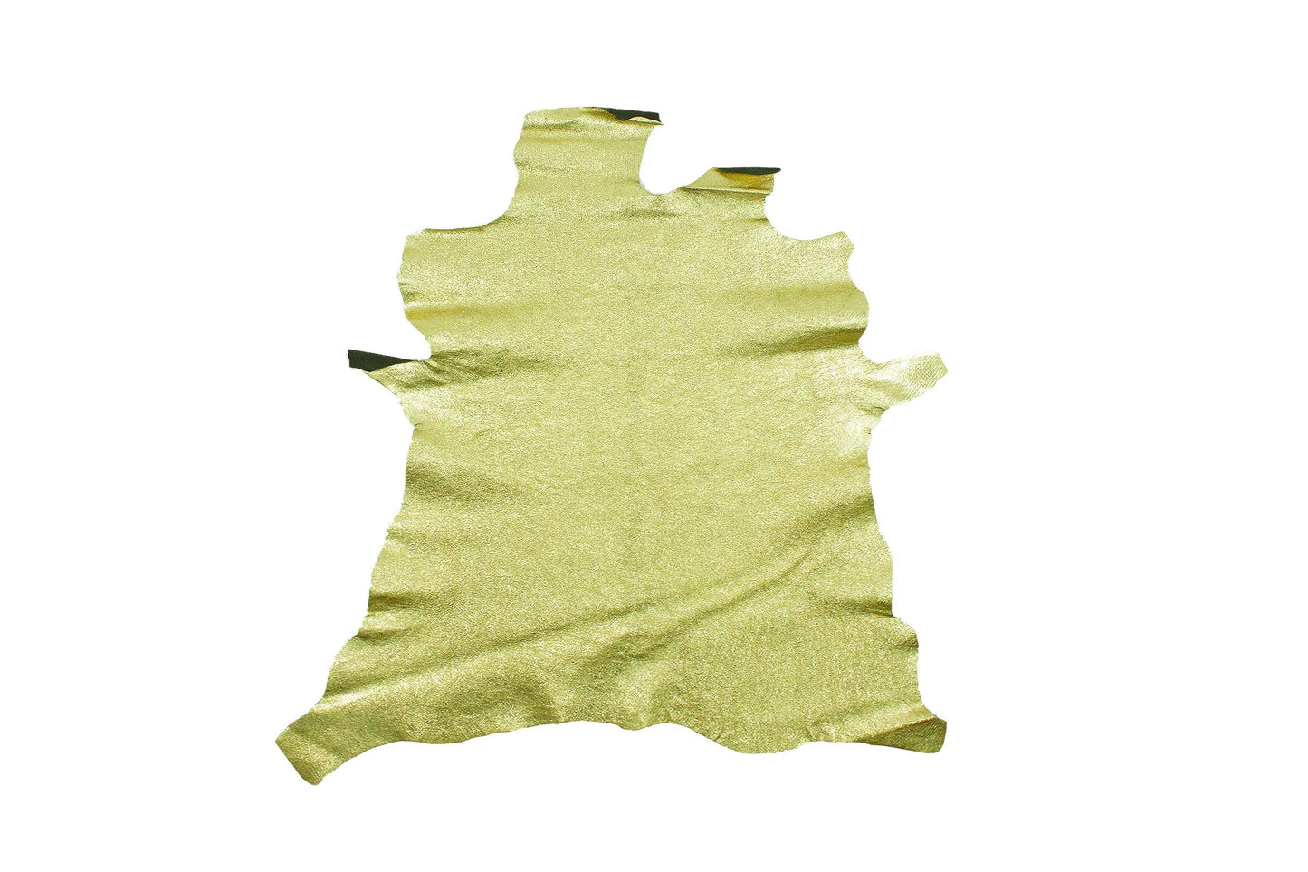 Piel de fantasia arrugada oro revés serpiente - La Tendeta del Cuero