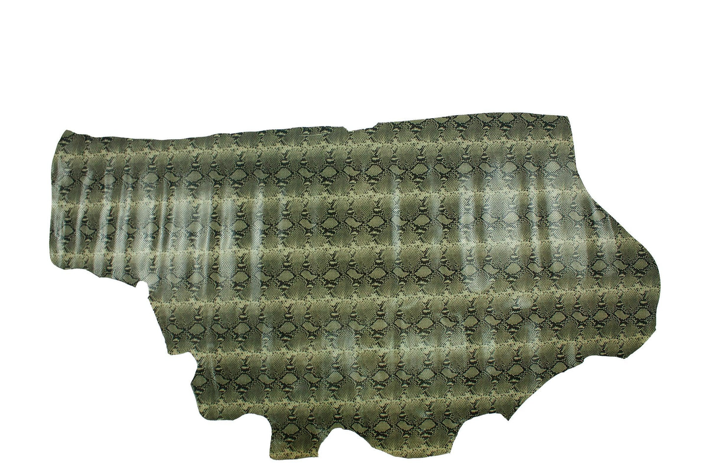 Piel de grabado serpiente tonos grises - La Tendeta del Cuero