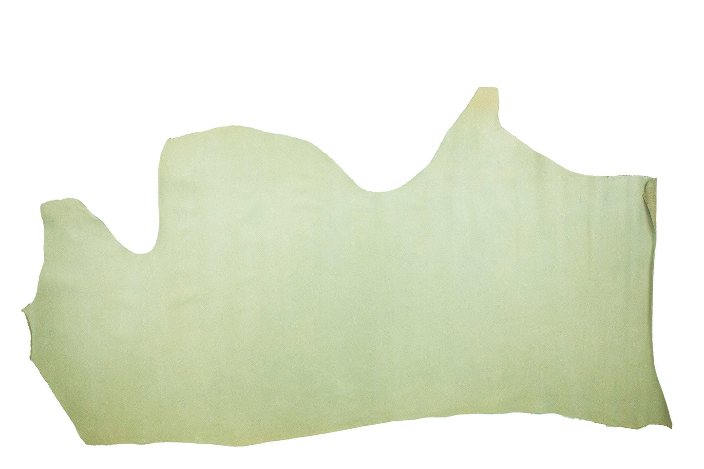 Piel de vacuno nobuck blanco apagado - La Tendeta del Cuero