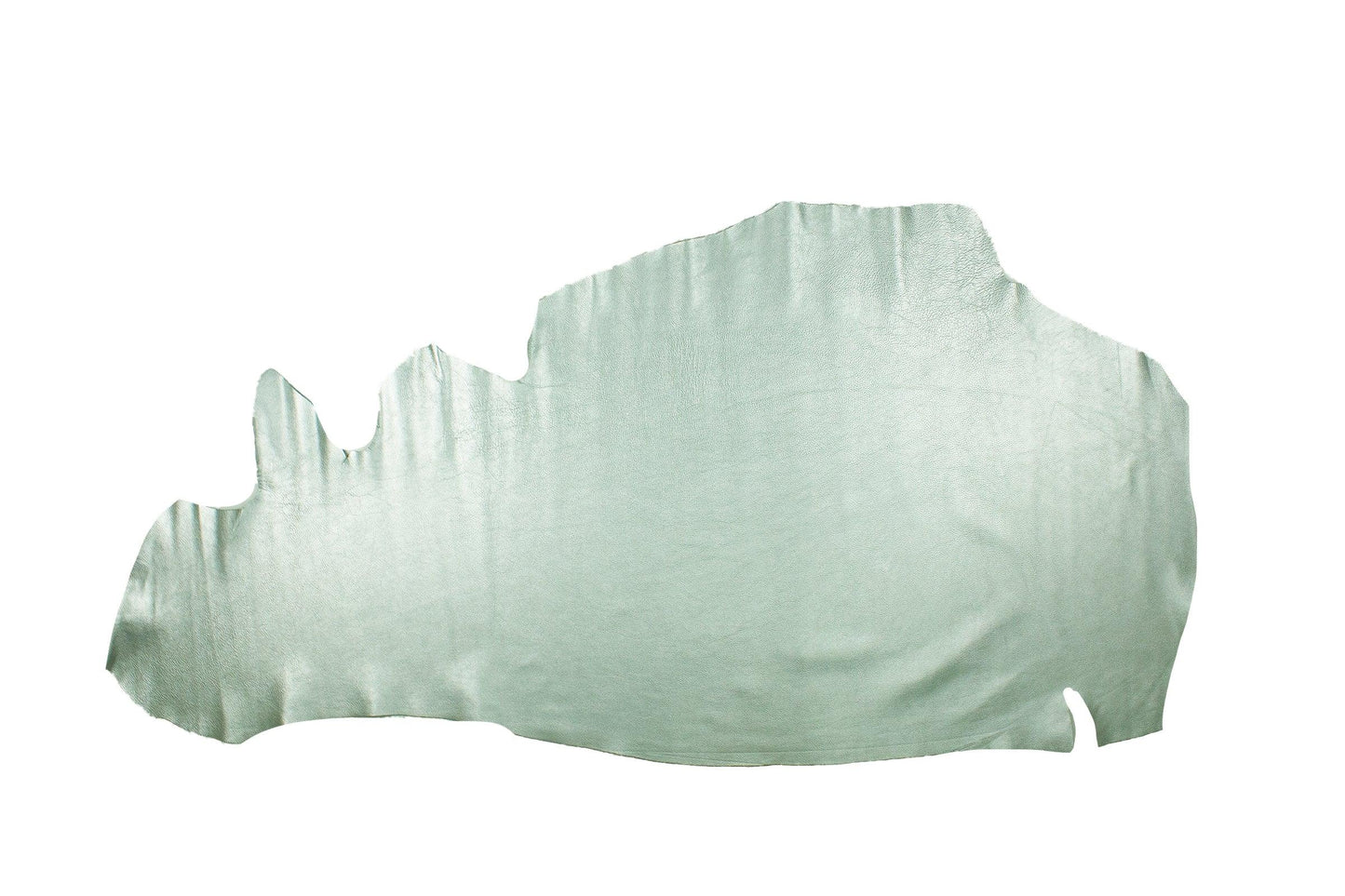 Piel de laminado bombeado plata - La Tendeta del Cuero