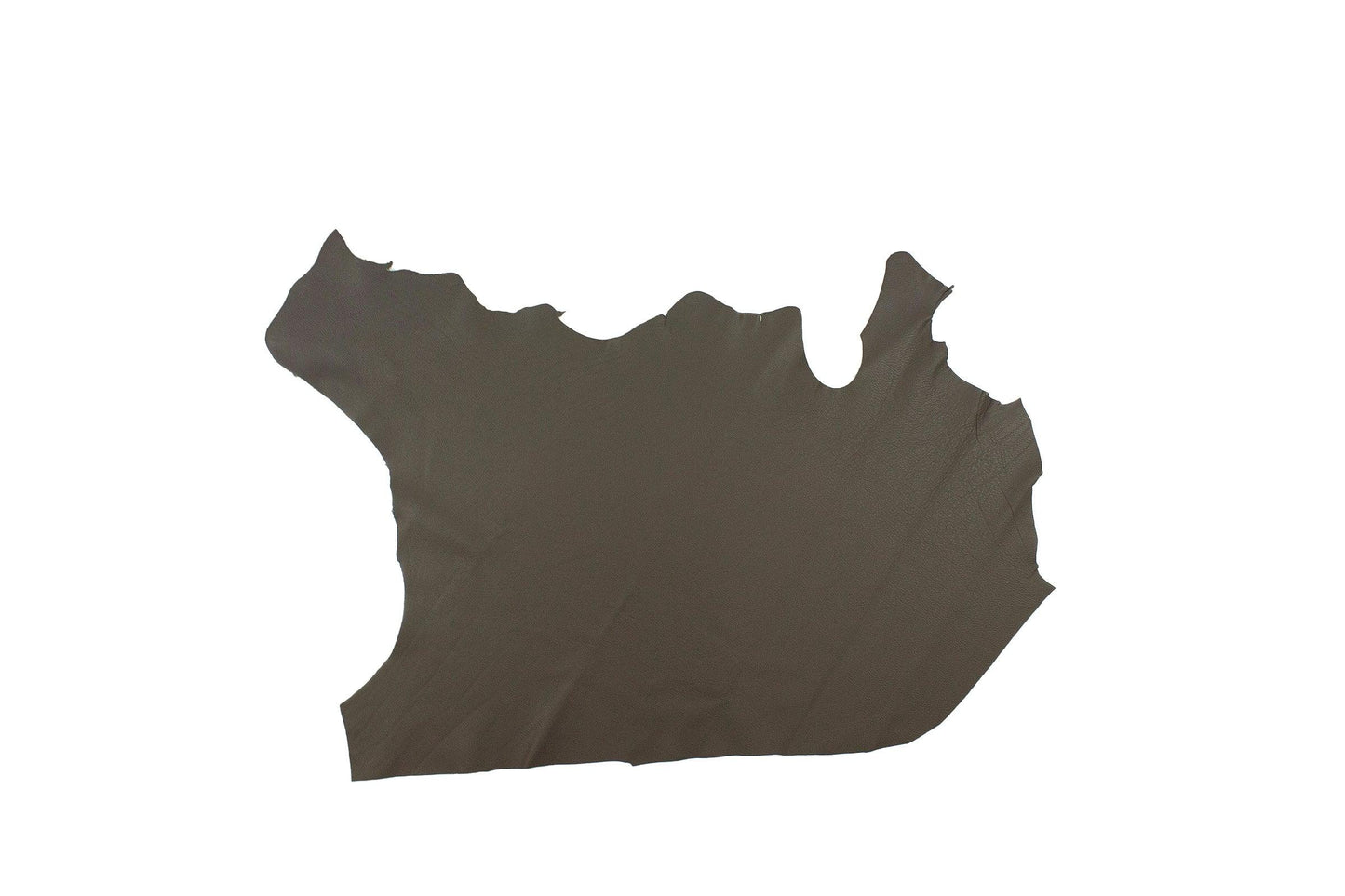 Trozo de piel vacuno bombeado gris - La Tendeta del Cuero