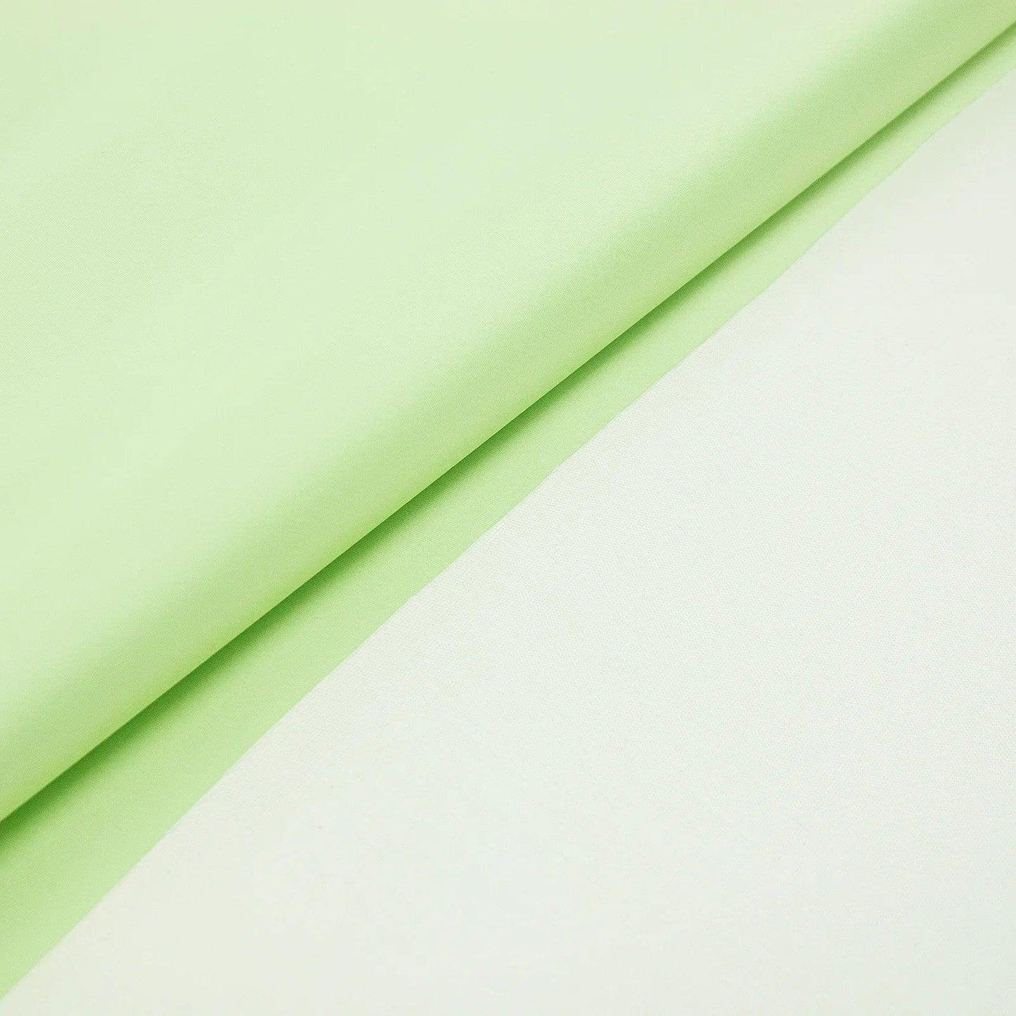 Tejido raso verde pastel - La Tendeta del Cuero