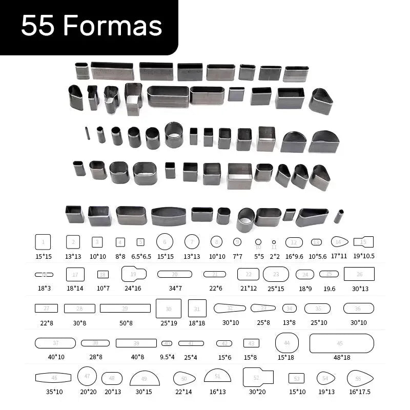 Juegos de troqueles de formas - La Tendeta del Cuero