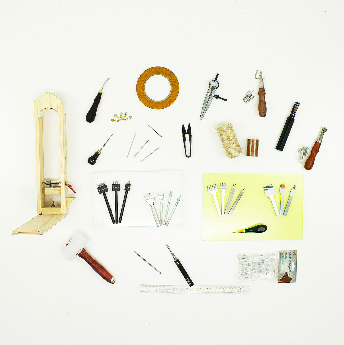 Kit coser cuero a mano - Profesional
