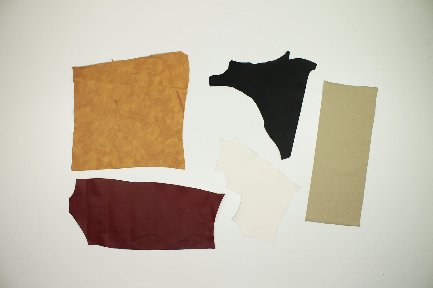 Lote 5 trozos de vacuno varios colores