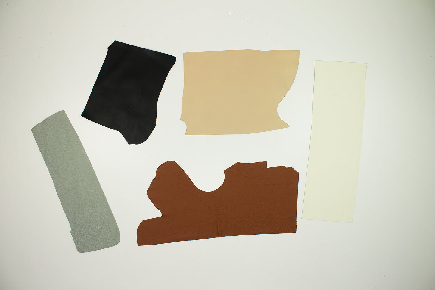 Lote 5 trozos de vacuno varios colores