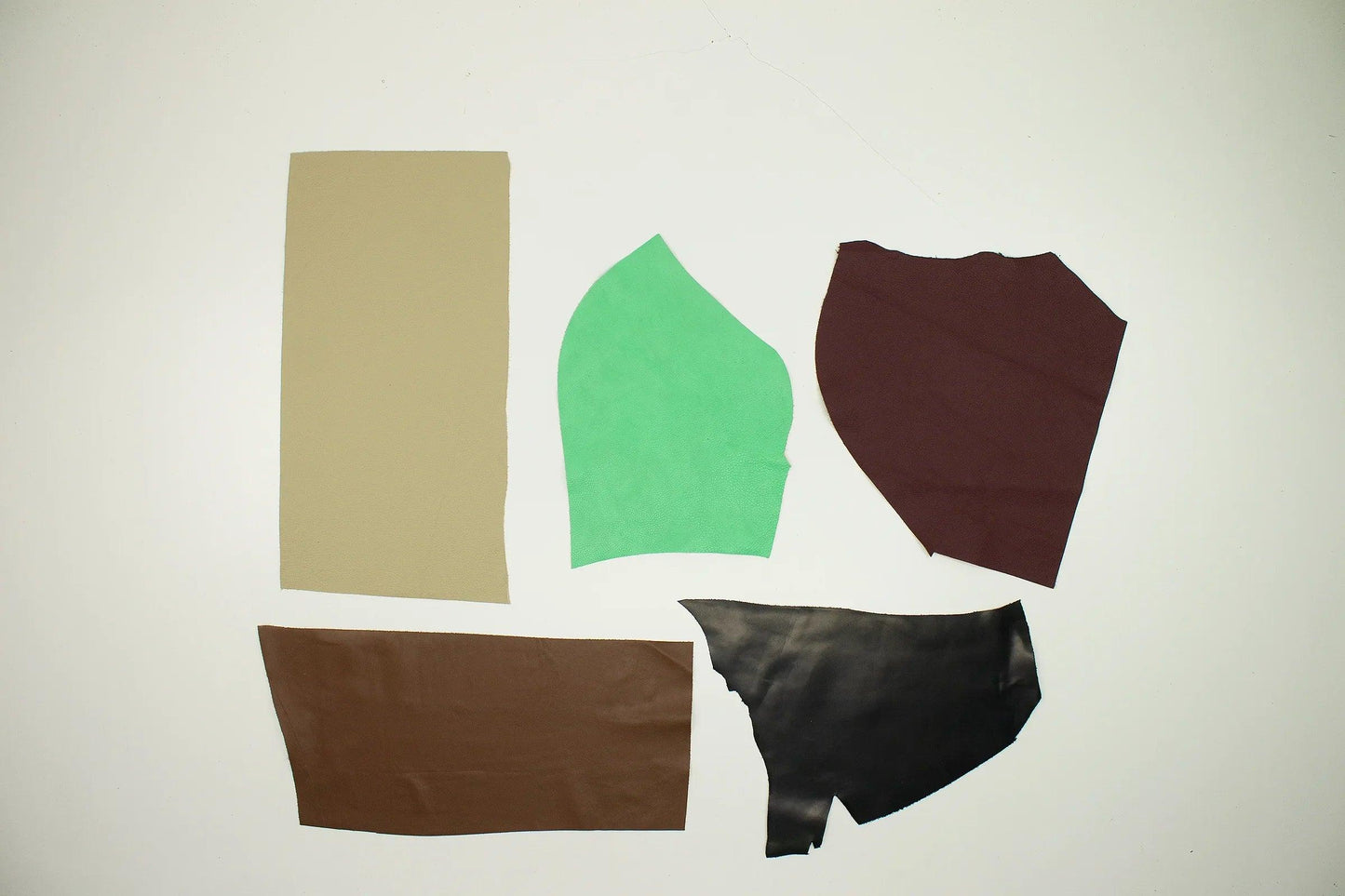 Lote 5 trozos de vacuno varios colores - La Tendeta del Cuero
