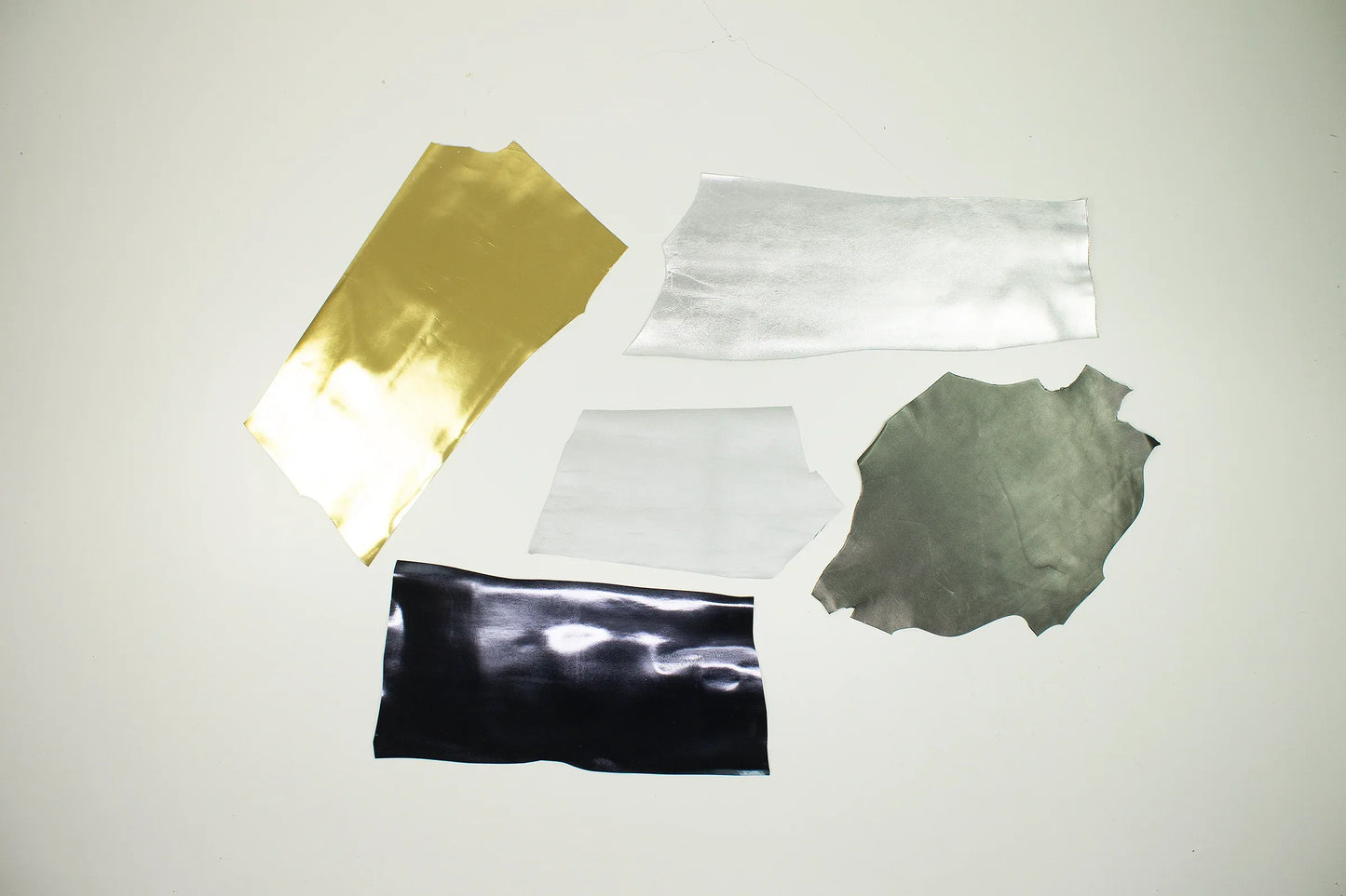 Lote 5 trozos de laminado varios colores - La Tendeta del Cuero