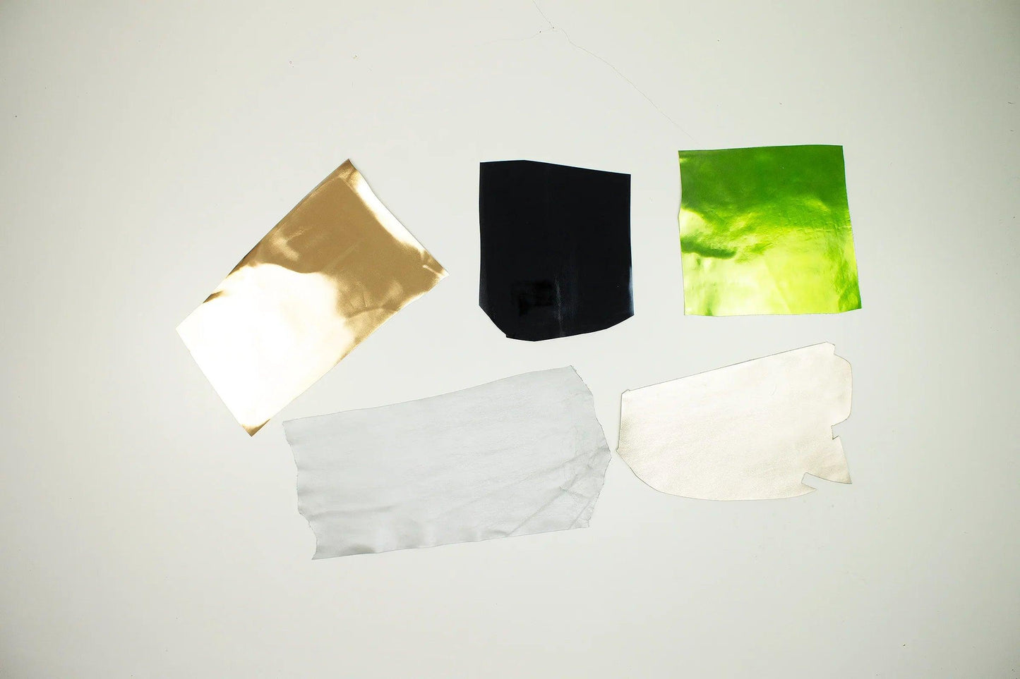 Lote 5 trozos de laminado varios colores - La Tendeta del Cuero