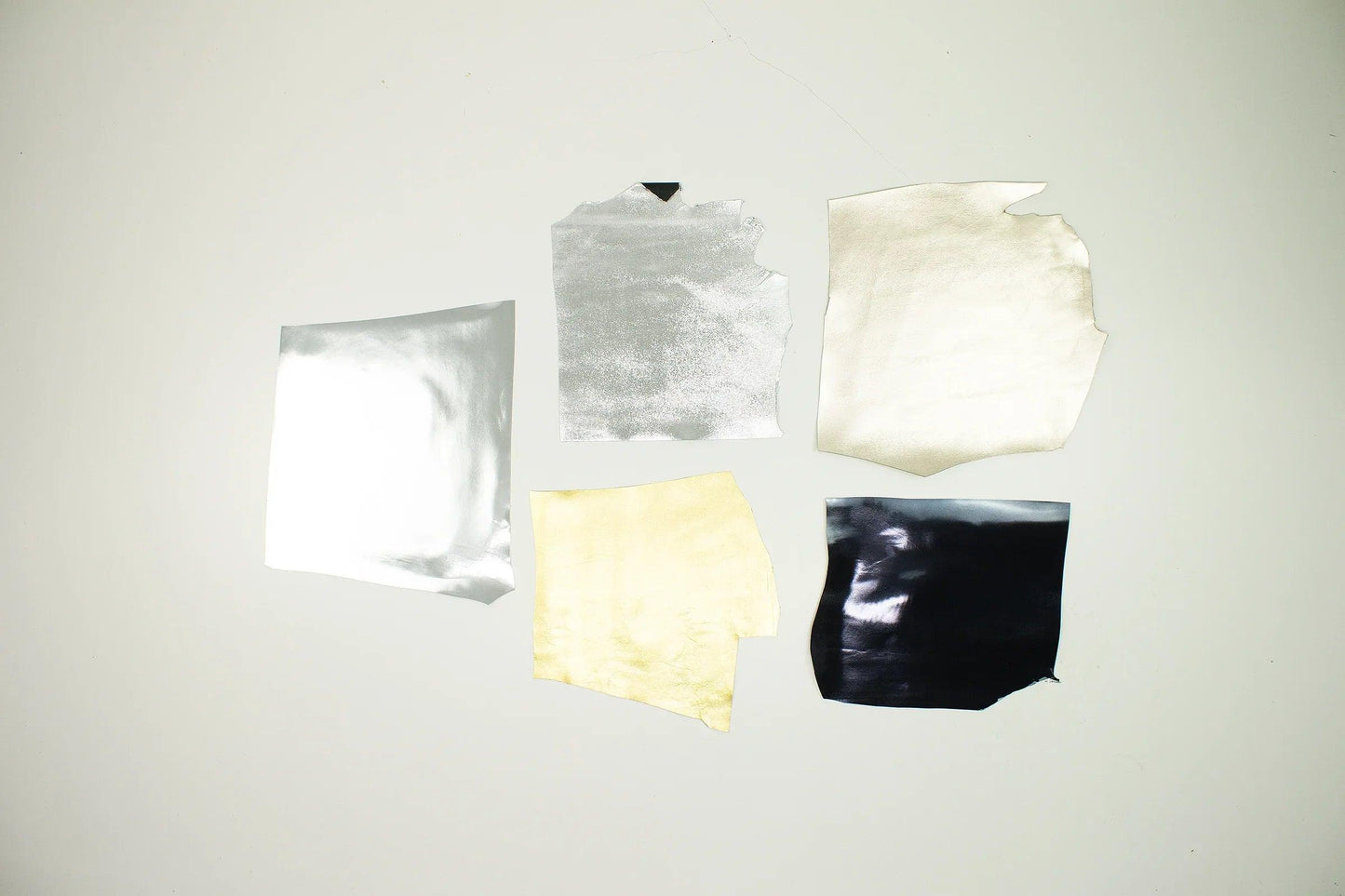 Lote 5 trozos de laminado varios colores - La Tendeta del Cuero