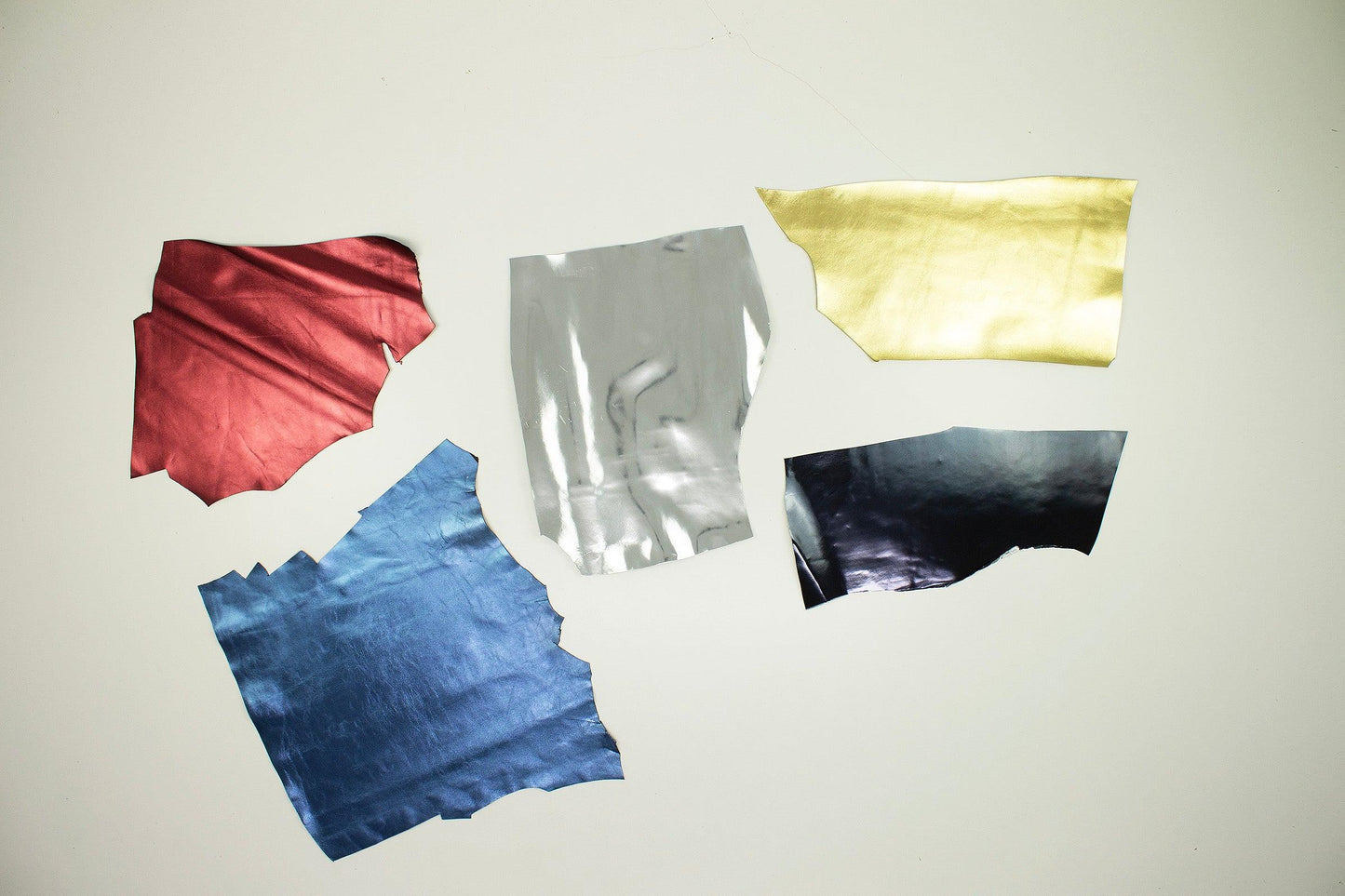Lote 5 trozos de laminado varios colores