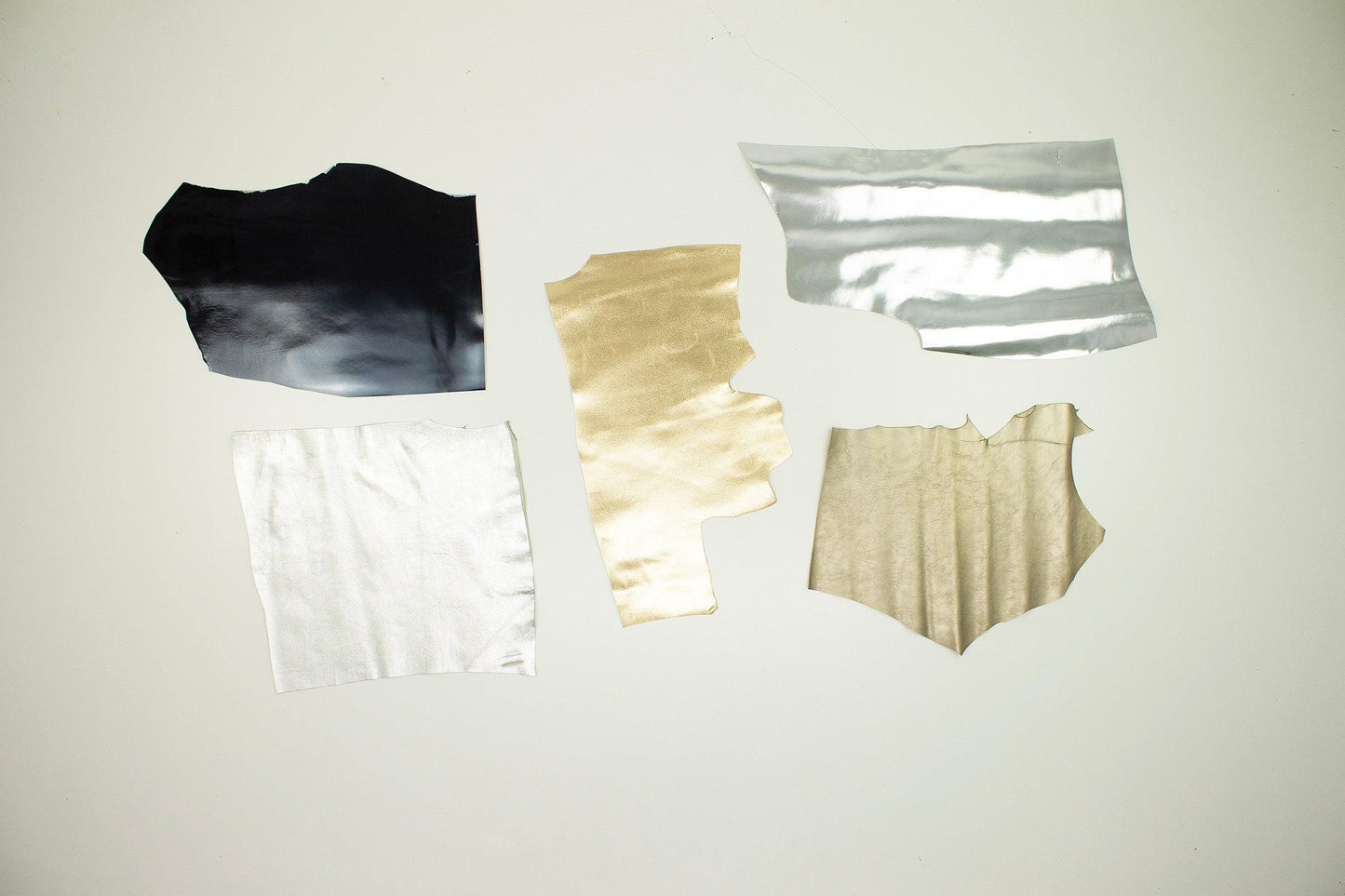 Lot of 5 pieces of laminate in various colors