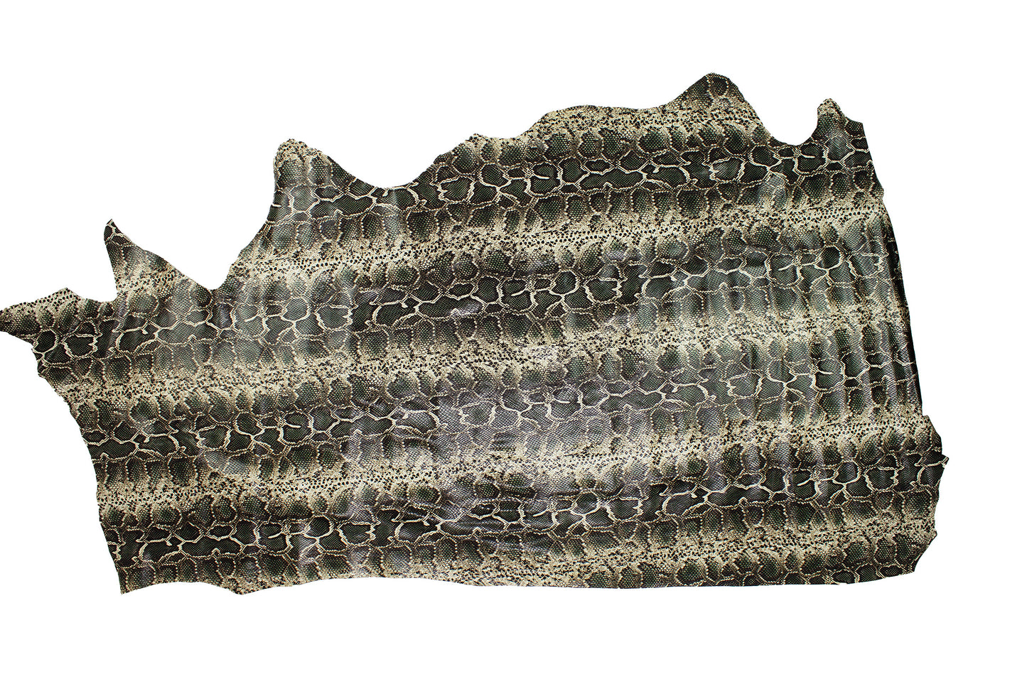 Piel de grabado serpiente tonos verdes