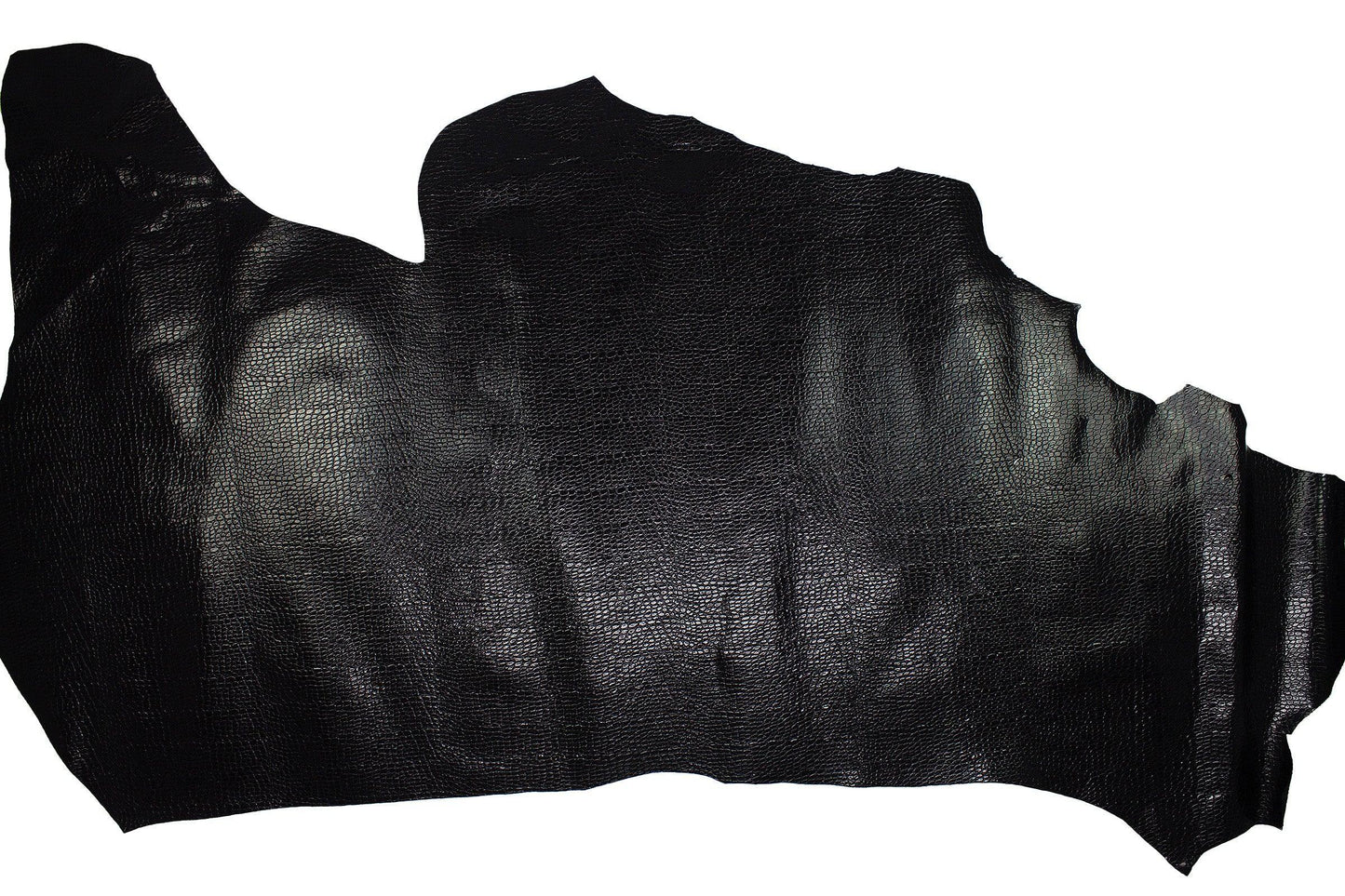 Piel de grabado coco negro brillo - La Tendeta del Cuero