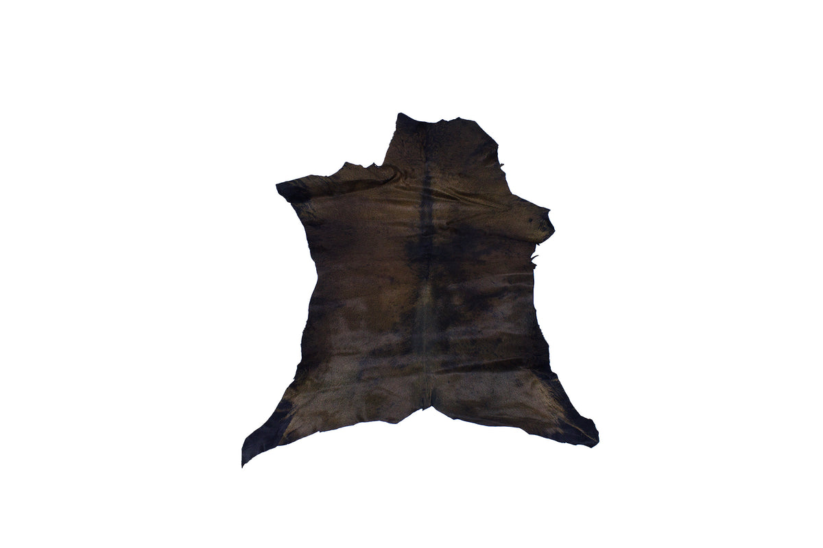 Trozo de piel pelo rustico tonos marrones