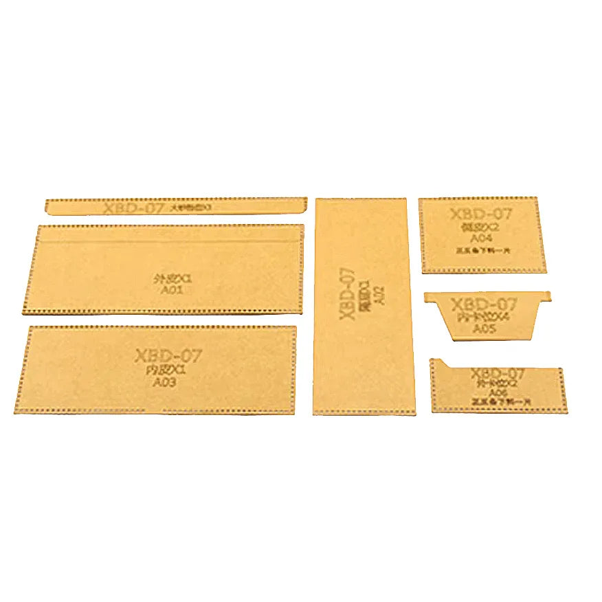 Plantilla tarjetero - La Tendeta del Cuero