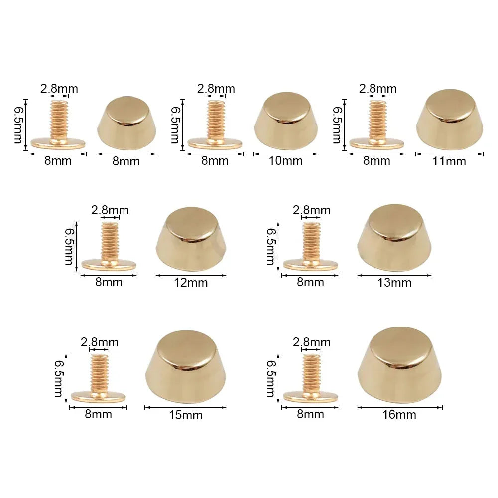 Pies o patas para bases de bolsos pack 4 uds. - La Tendeta del Cuero