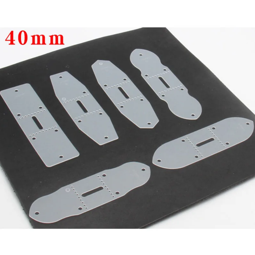 Belt buckle templates, 6 pieces