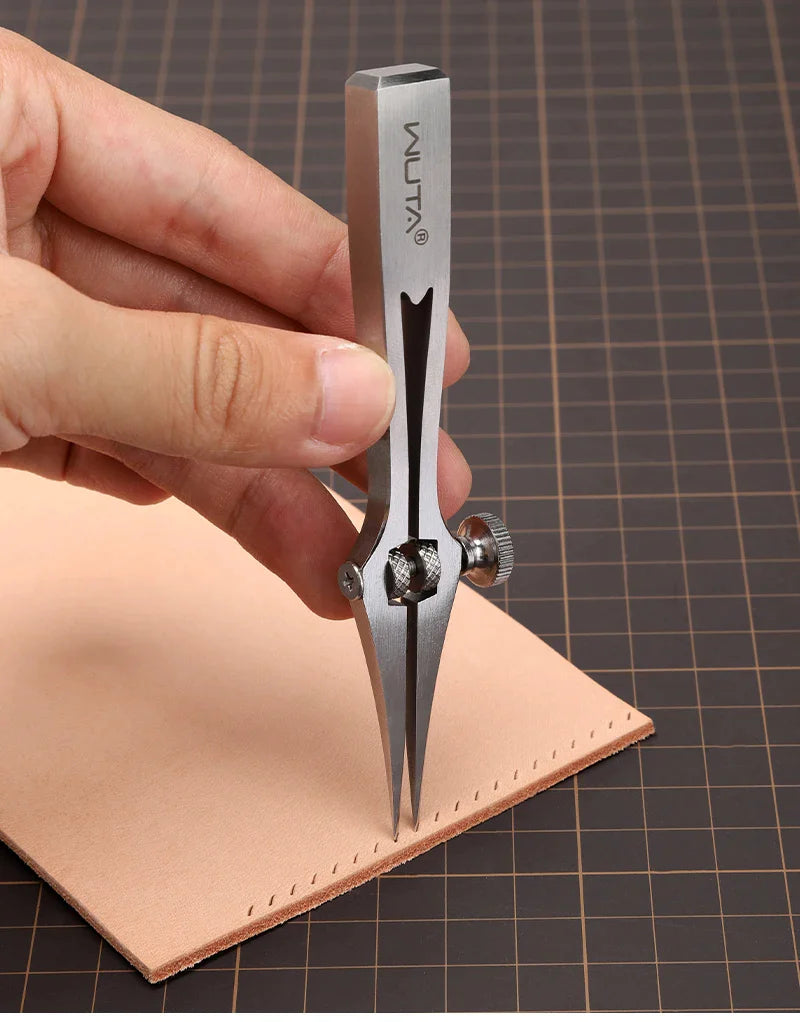 Tenedor ajustable para coser cuero estilo frances WUTA
