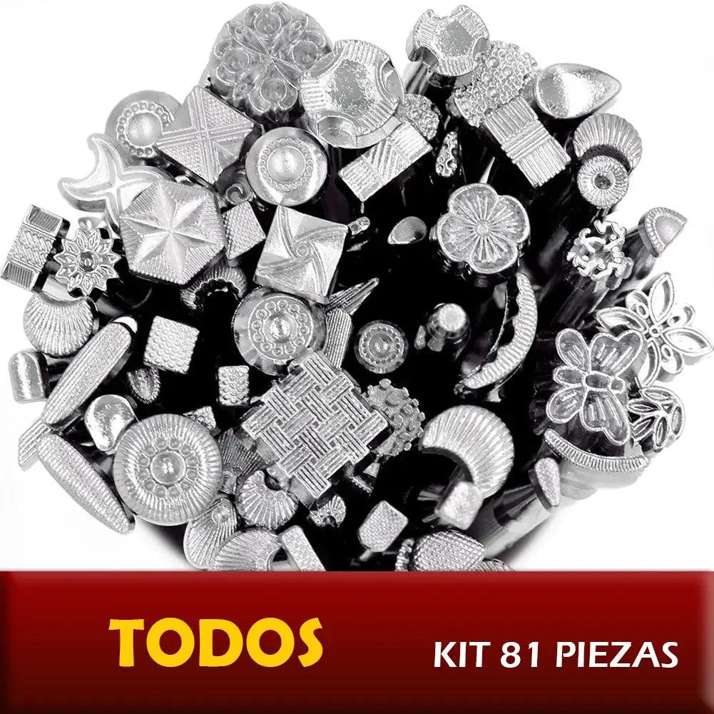 Sellos o mateadores para estampar cuero - Kits basicos - La Tendeta del Cuero