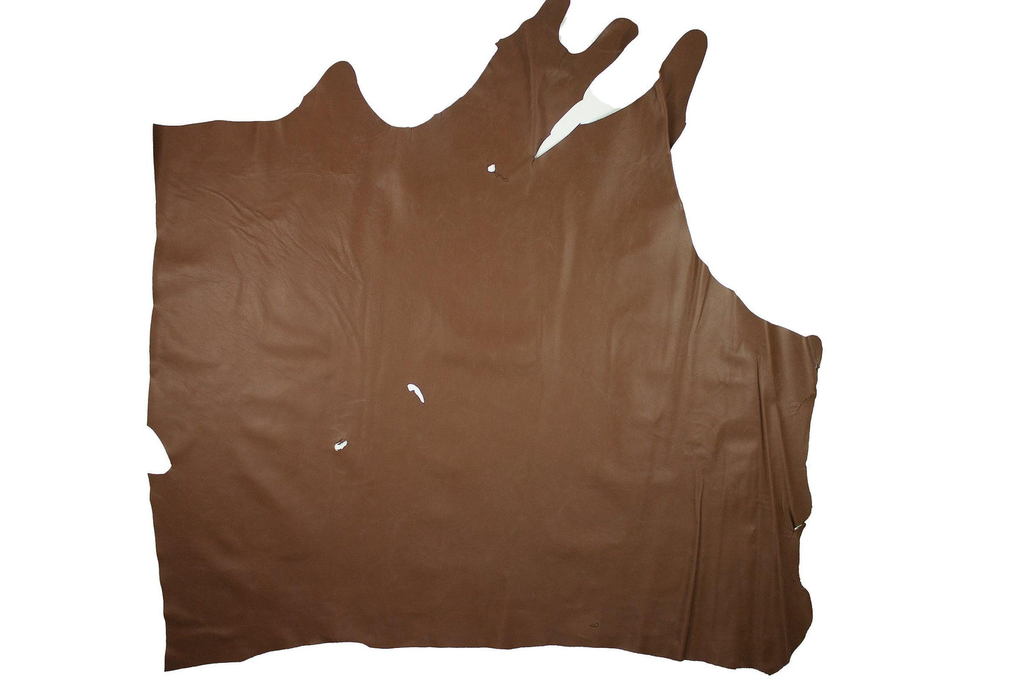 Trozo de piel vacuno marron envejecido - La Tendeta del Cuero