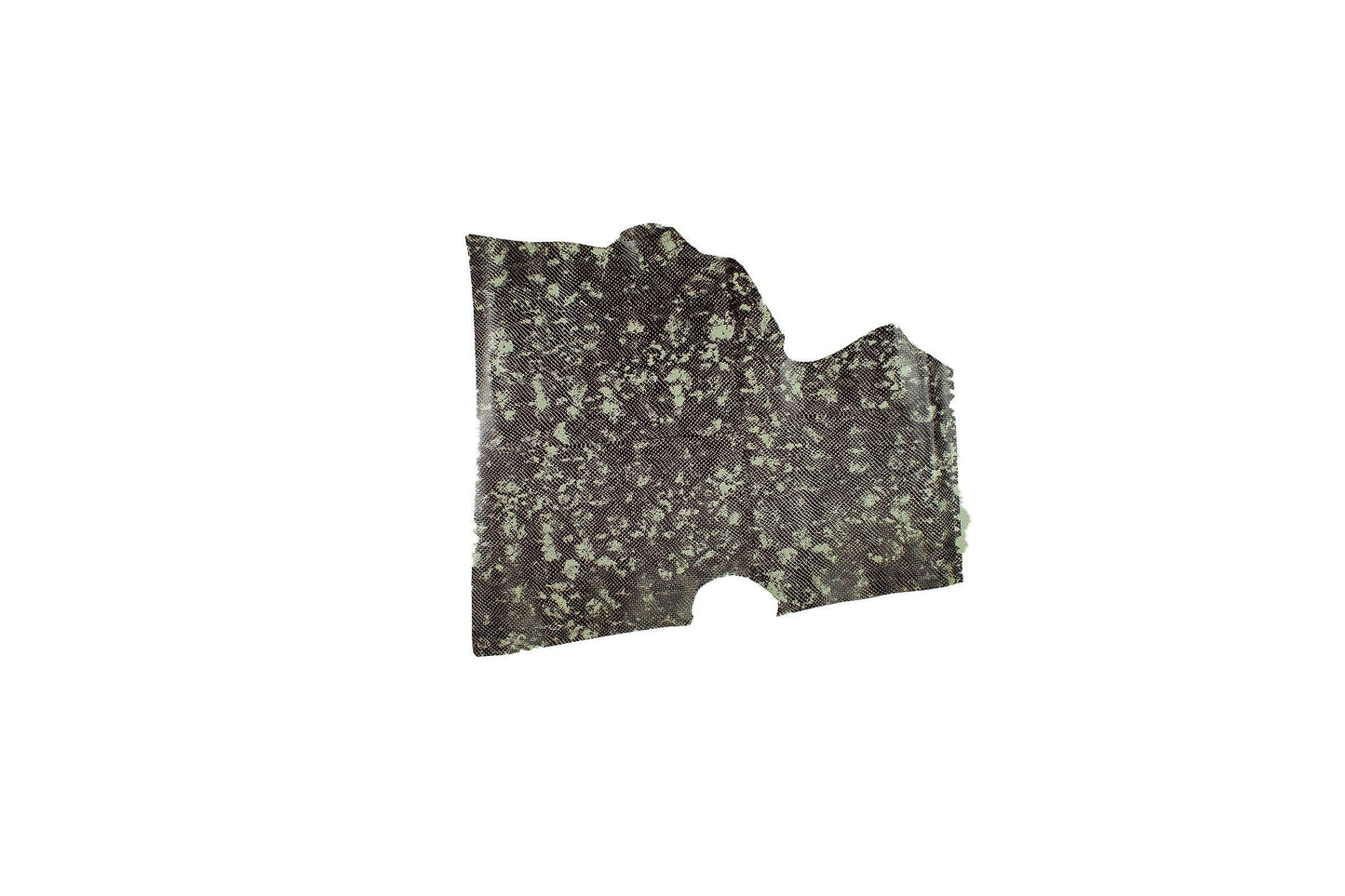 Trozo de piel grabado serpiente marron - gris - La Tendeta del Cuero