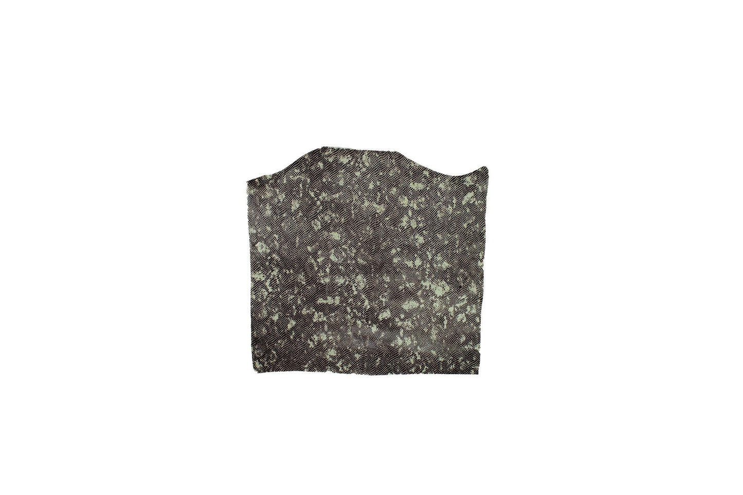 Trozo de piel grabado serpiente marron - gris - La Tendeta del Cuero
