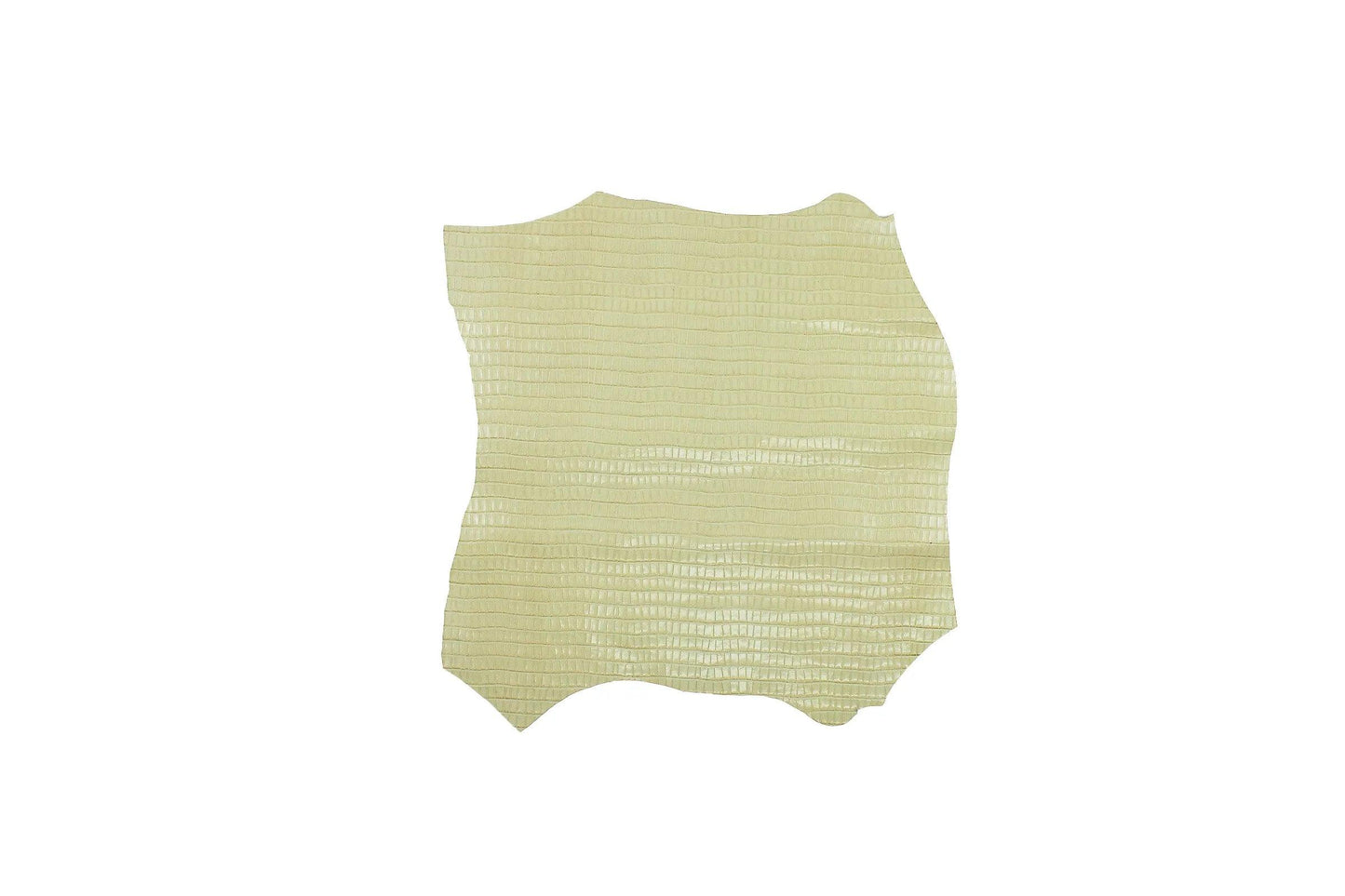 Trozo de piel grabado coco beige tostado - La Tendeta del Cuero