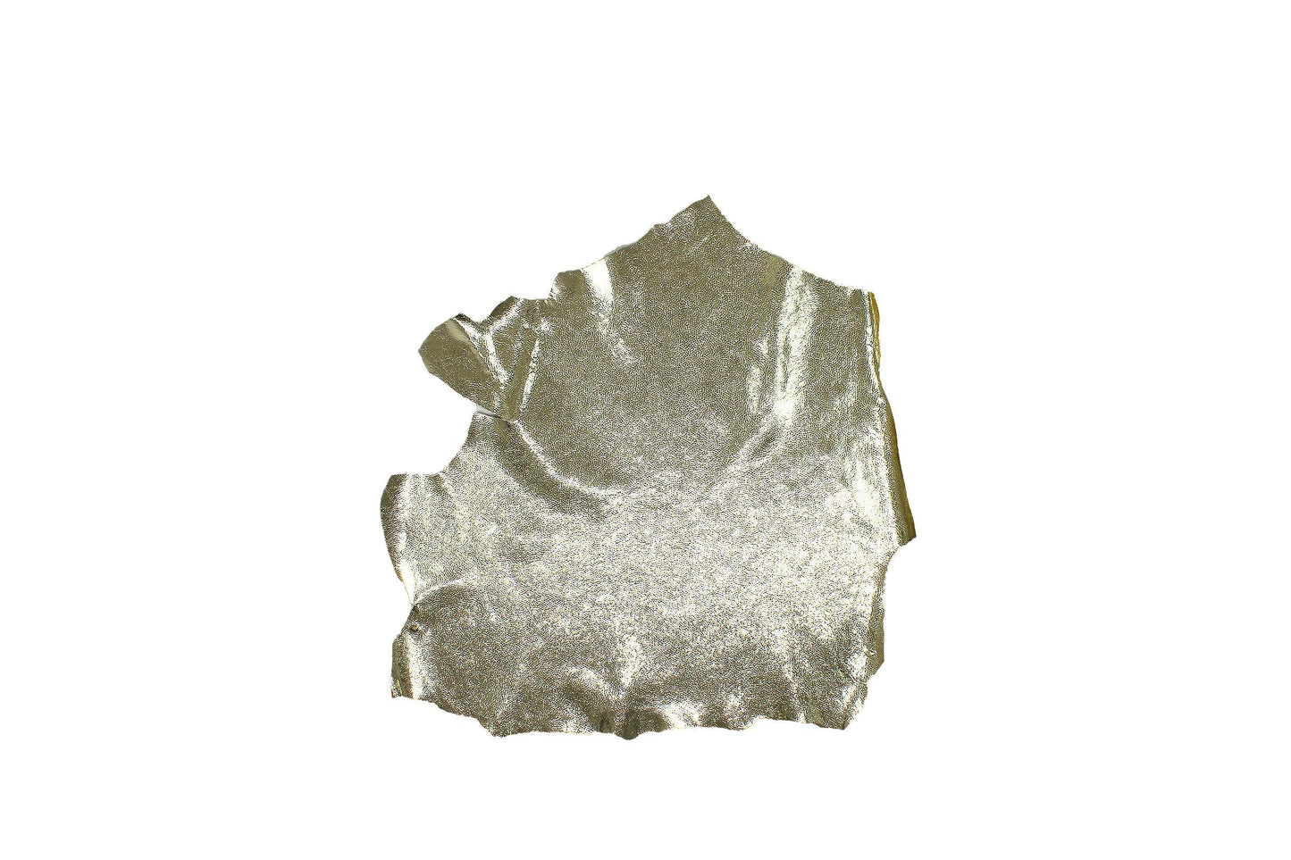 Trozo de piel fantasia burbujas oro - La Tendeta del Cuero