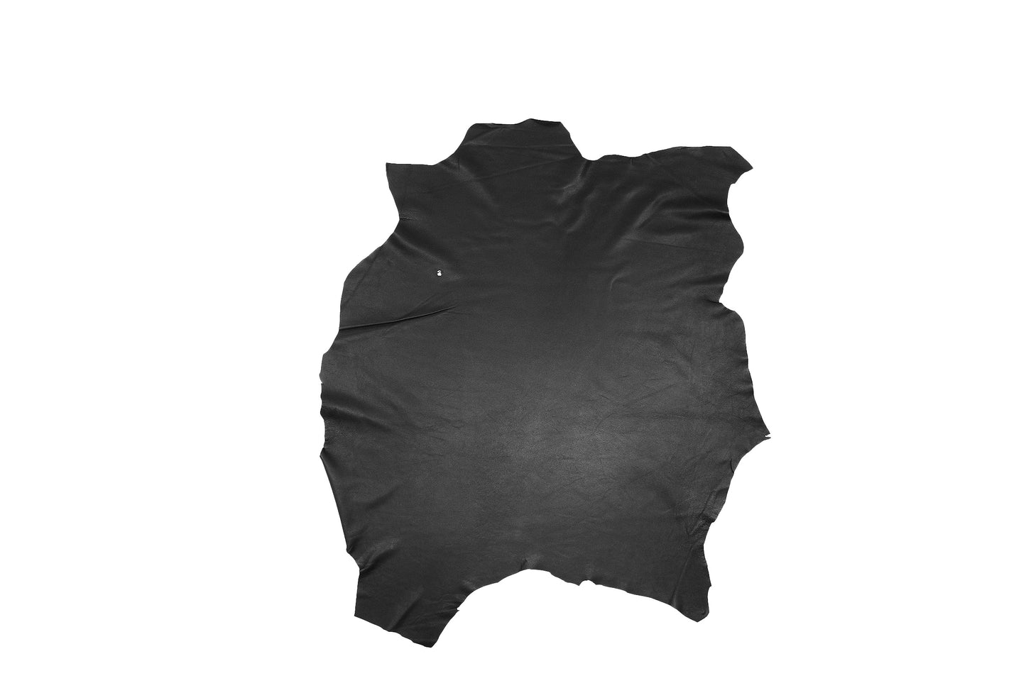 Piece of black lambskin