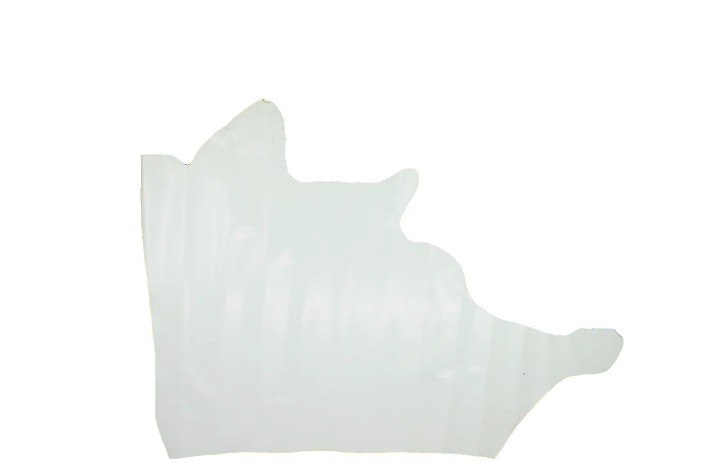 Trozo de piel vacuno florentique blanco - La Tendeta del Cuero