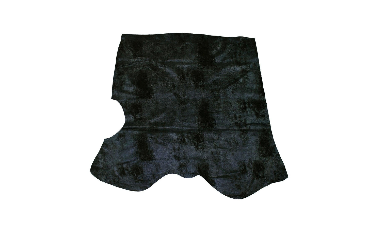 Trozo de piel fantasia purpurina azul oscuro - La Tendeta del Cuero