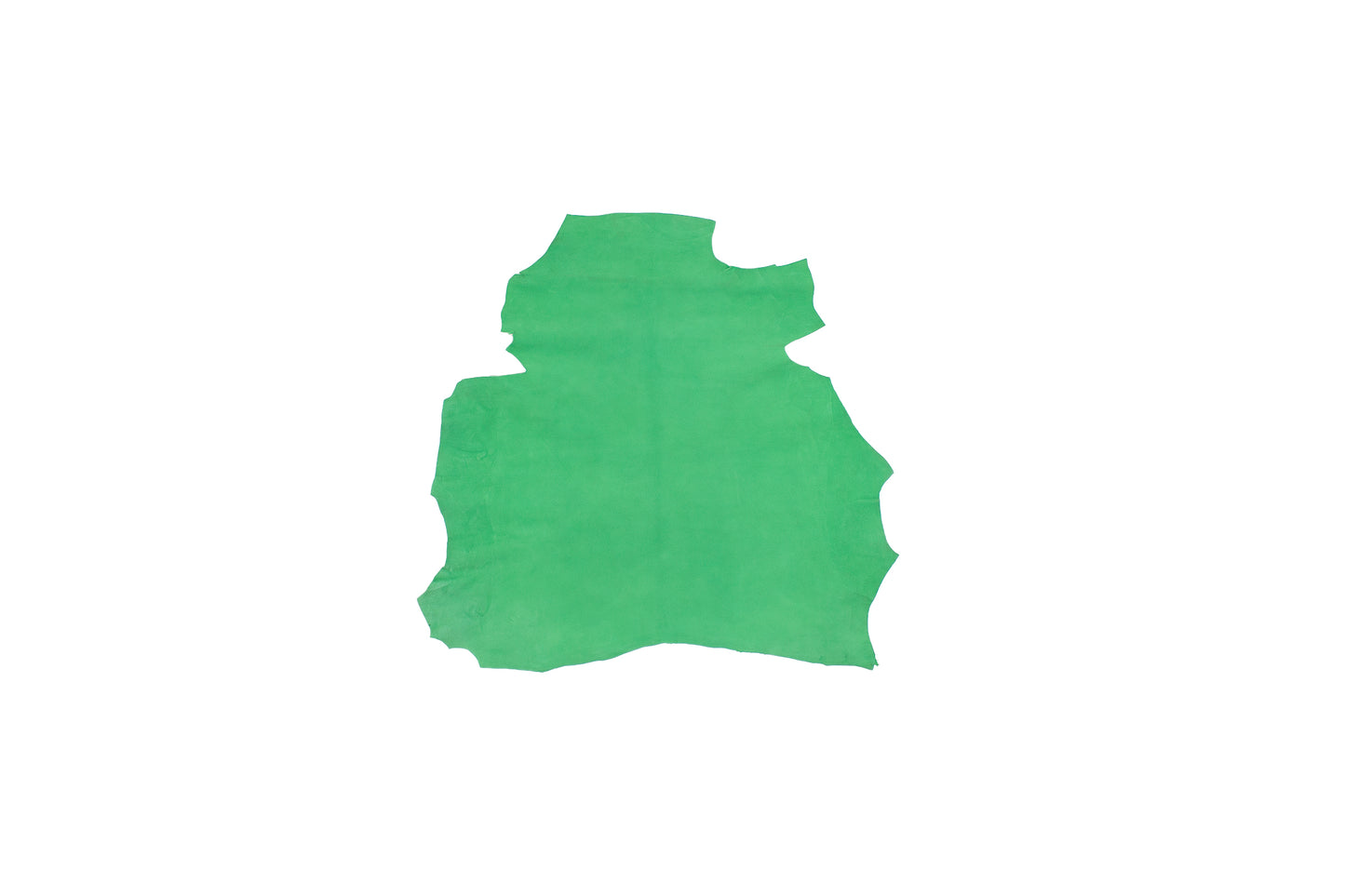 Trozo de piel ante verde aguamarina