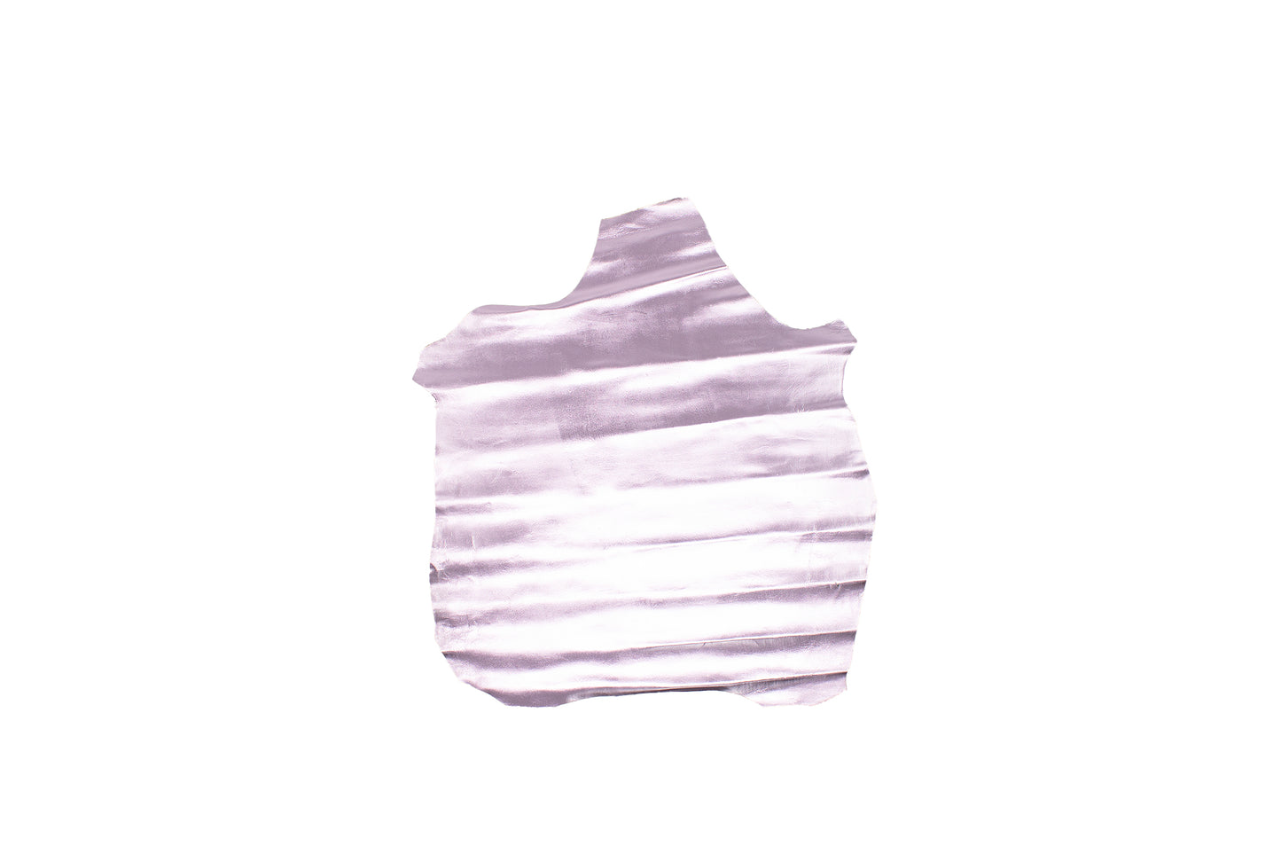 Piece of laminated purple goatskin