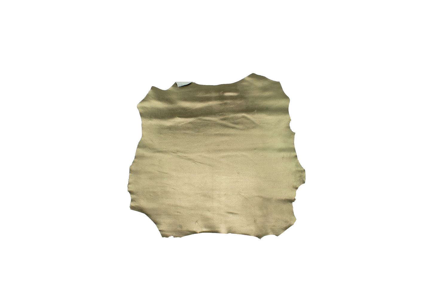 Trozo de piel fantasia efecto raso oro viejo