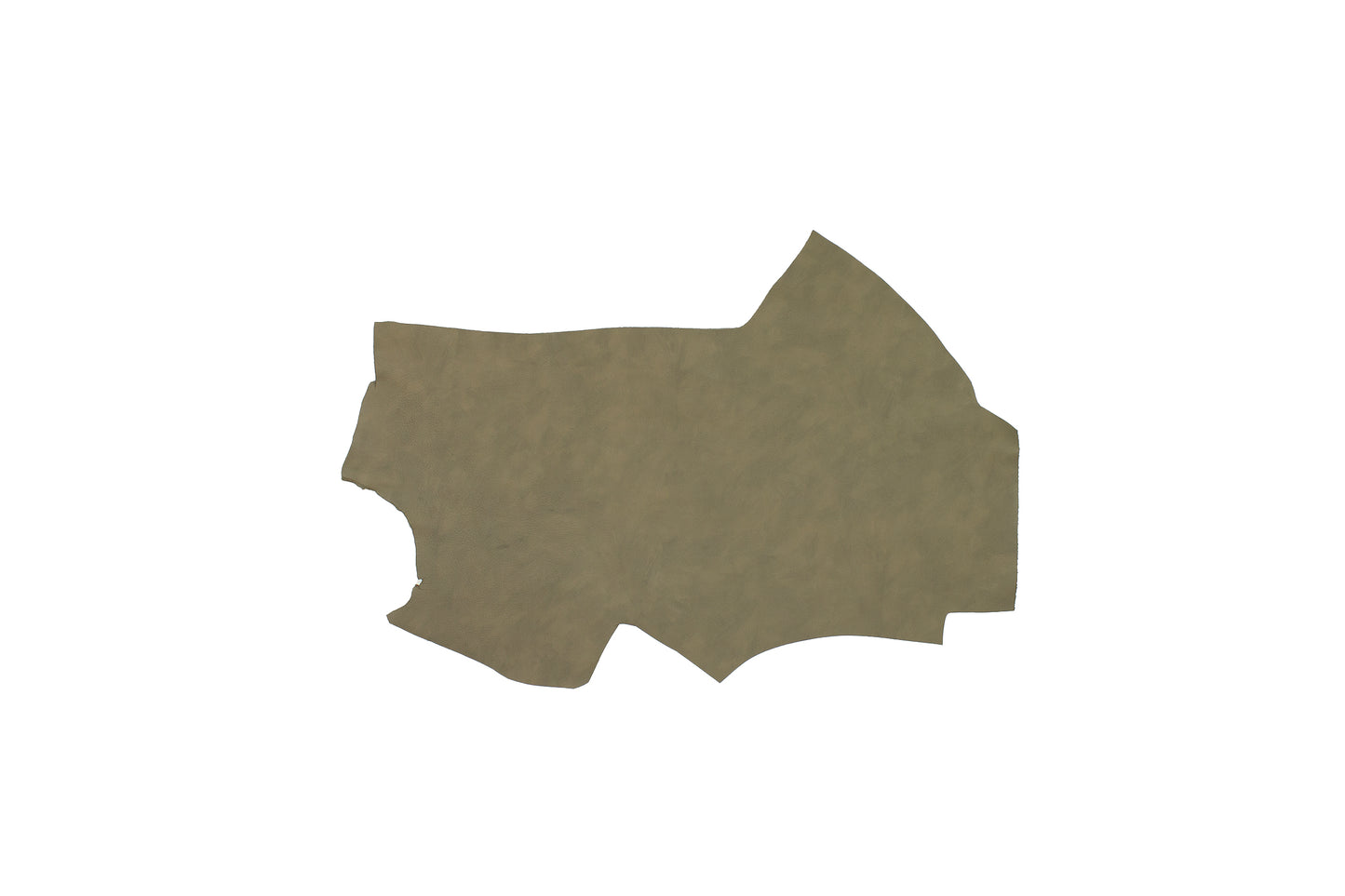 Trozo de piel vacuno marron taupe ahumado