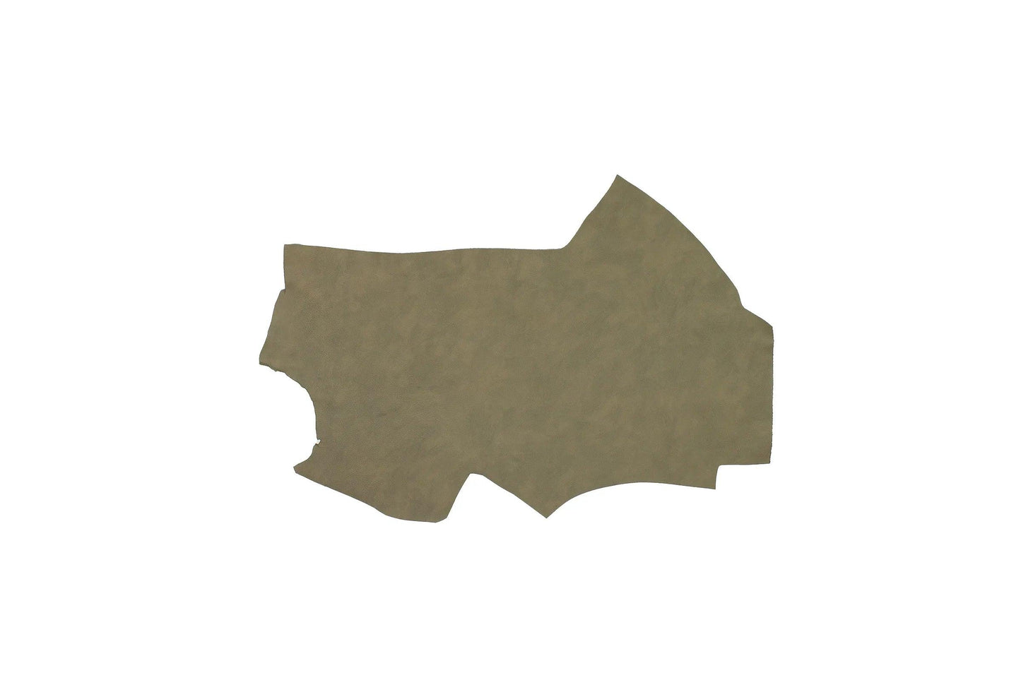 Trozo de piel vacuno marron taupe ahumado - La Tendeta del Cuero