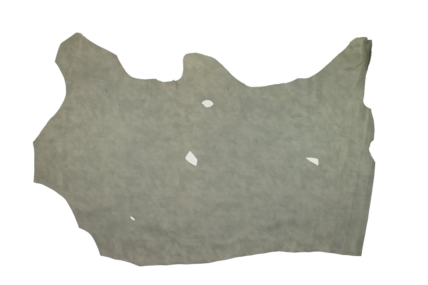 Trozo de piel vacuno bombeado gris ahumado