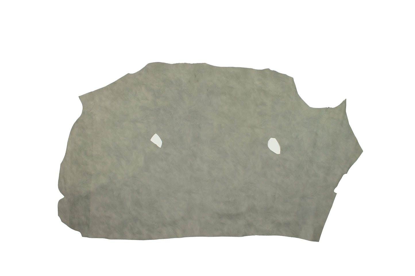 Trozo de piel vacuno bombeado gris ahumado