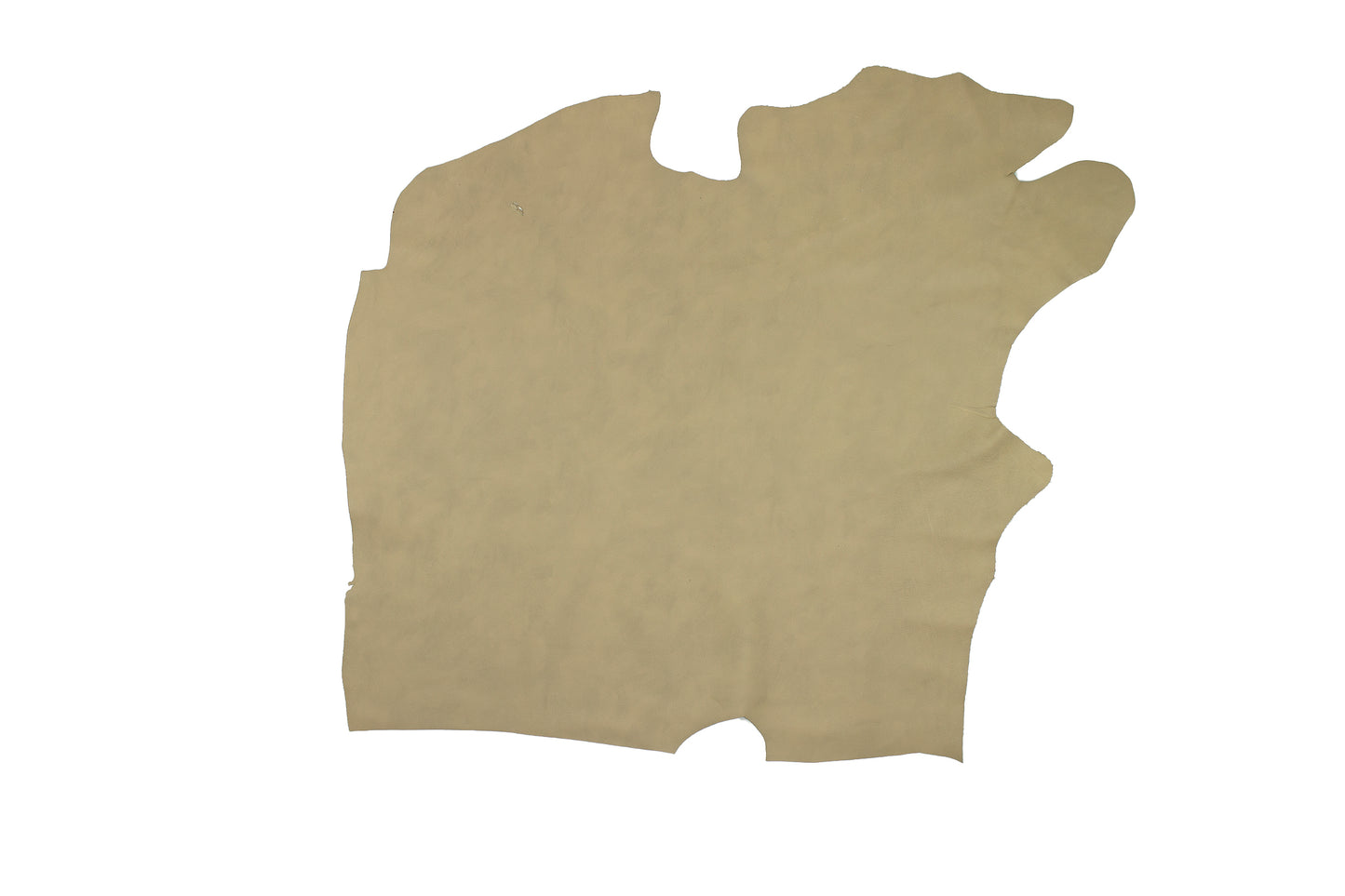 Trozo de piel vacuno bombeado beige ahumado